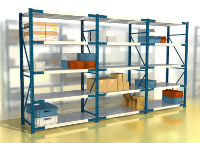 Среднегрузовой Стеллаж для фланцев