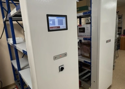 Мобильные складские стеллажи с электроприводом